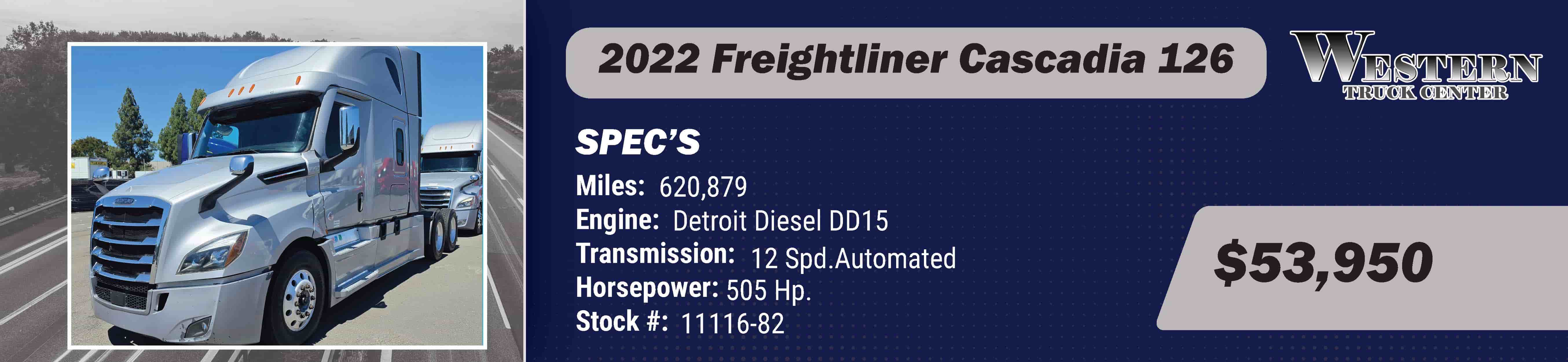 2022 Freightliner Cascadia 126